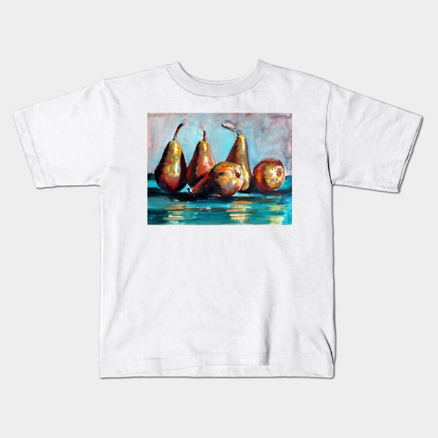 Pears Kids T-Shirt by kovacsannabrigi